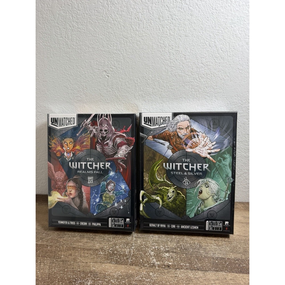 Unmatched The Witcher Realms Fall/ Steel and Silver Restoration Games New Sealed